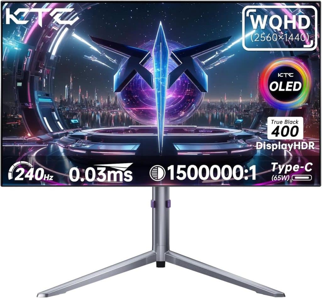 Test : écran OLED pc gamer KTC 27 pouces WQHD 240Hz