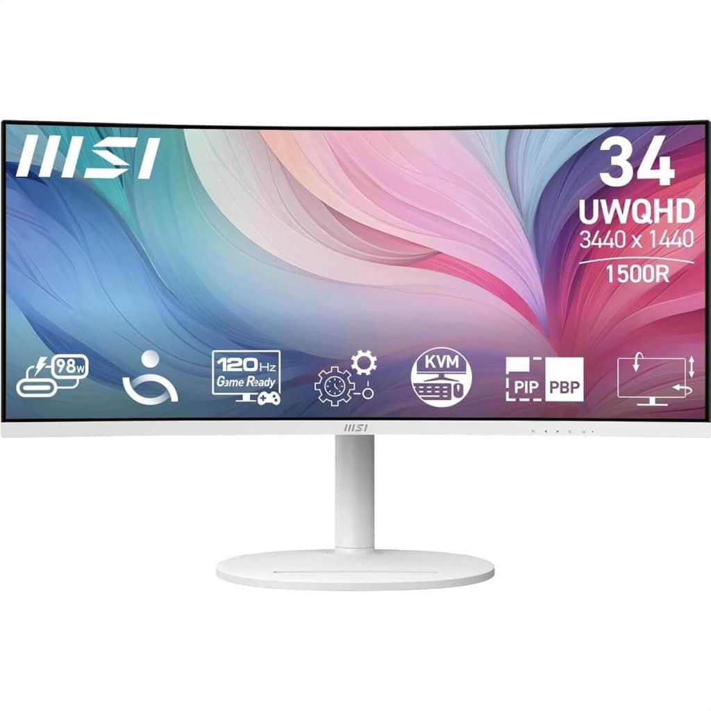 Test MSI Modern MD342CQPW : écran 34'' UltraWide Incurvé