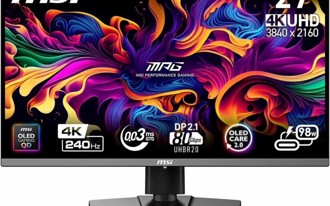 Test : mSI MPG 272URX, écran gaming QD-OLED 27" 4K ultra-fluide