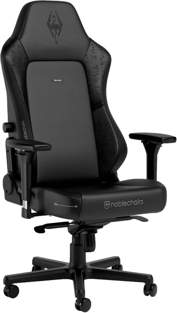 Test : noblechairs Hero ergonomique 150 kg Skyrim