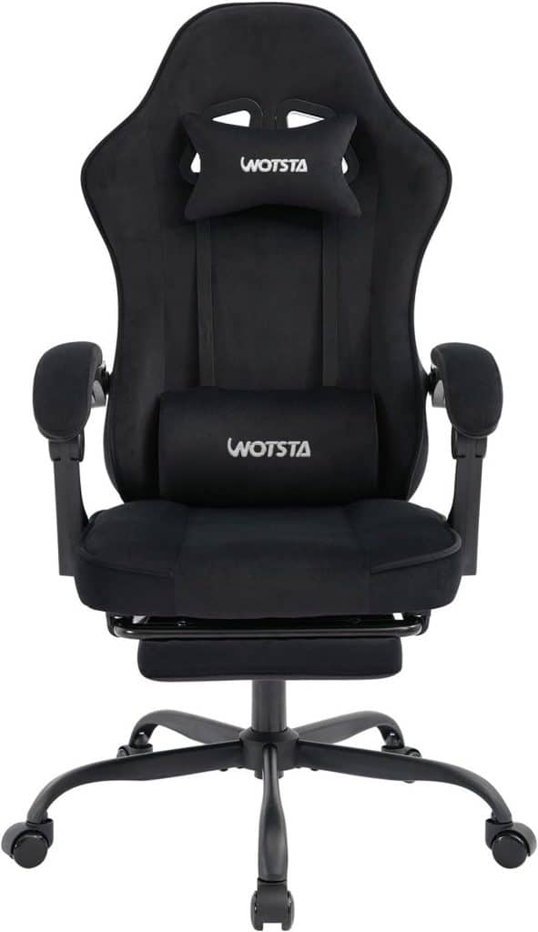 Test : wOTSTA chaise de jeu ergonomique avec repose-pieds et support lombaire