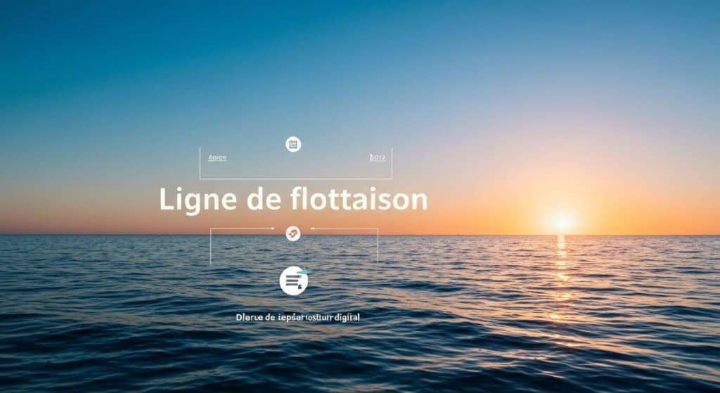 Qu'est-ce que la ligne de flottaison sur le web ?
