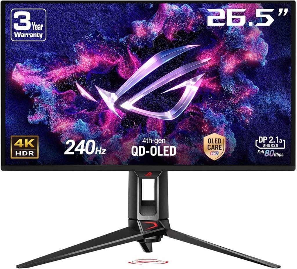 Test Asus ROG Swift OLED PG27UCDM : performance visuelle époustouflante