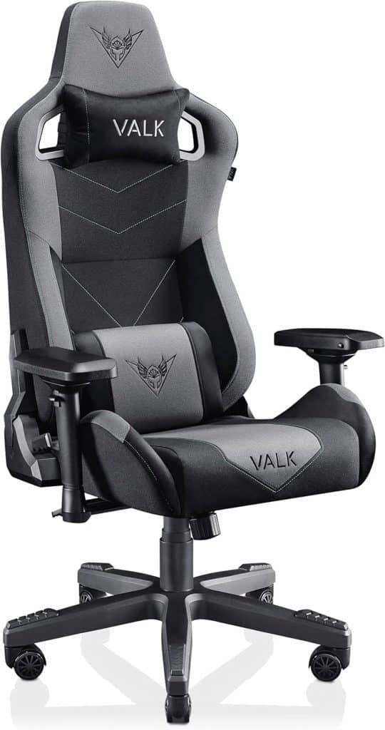 Test de la chaise gaming Valk Gaia : confort ergonomique en tissu respirant