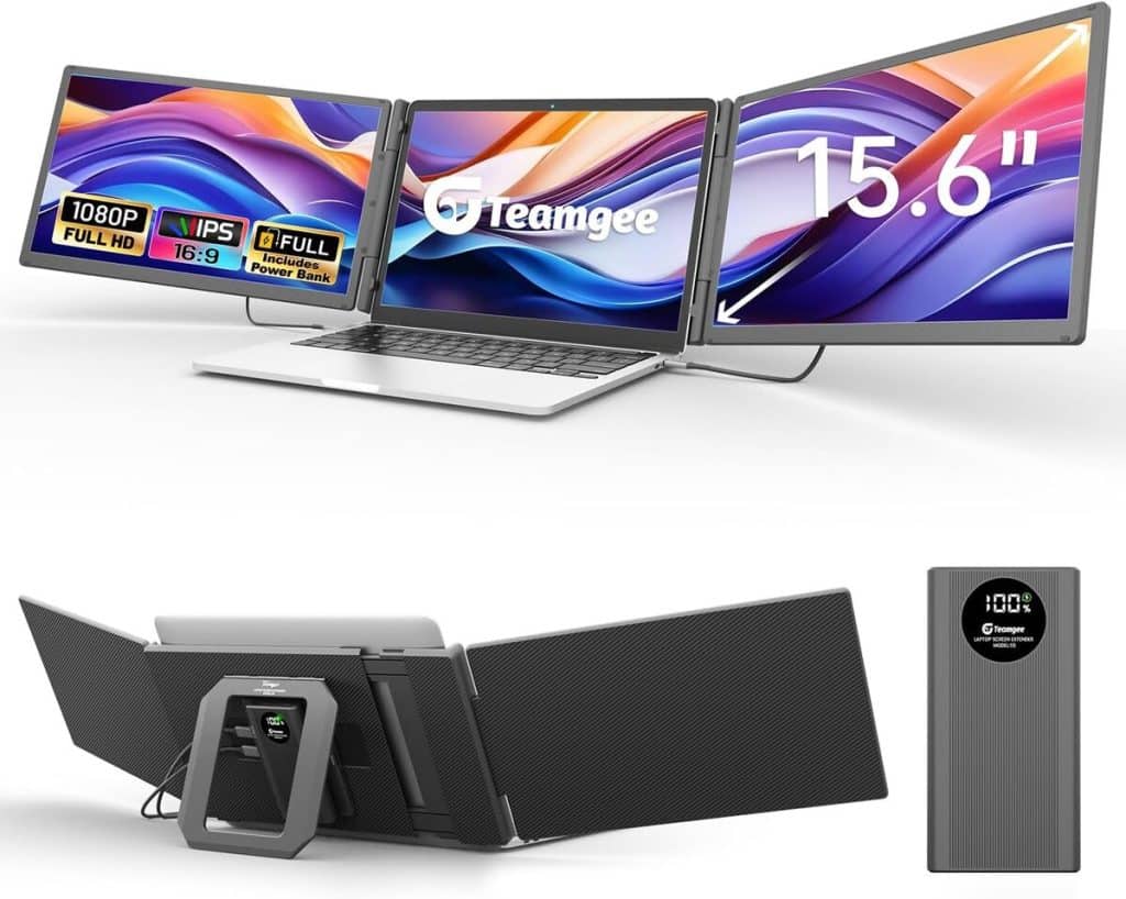 Test de l'écran portable Teamgee 15.6" FHD avec batterie intégrée