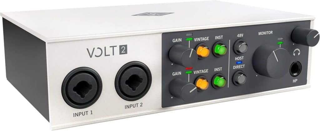 Test de l'interface audio USB Universal Audio Volt 2 : enregistrement et podcast professionnel