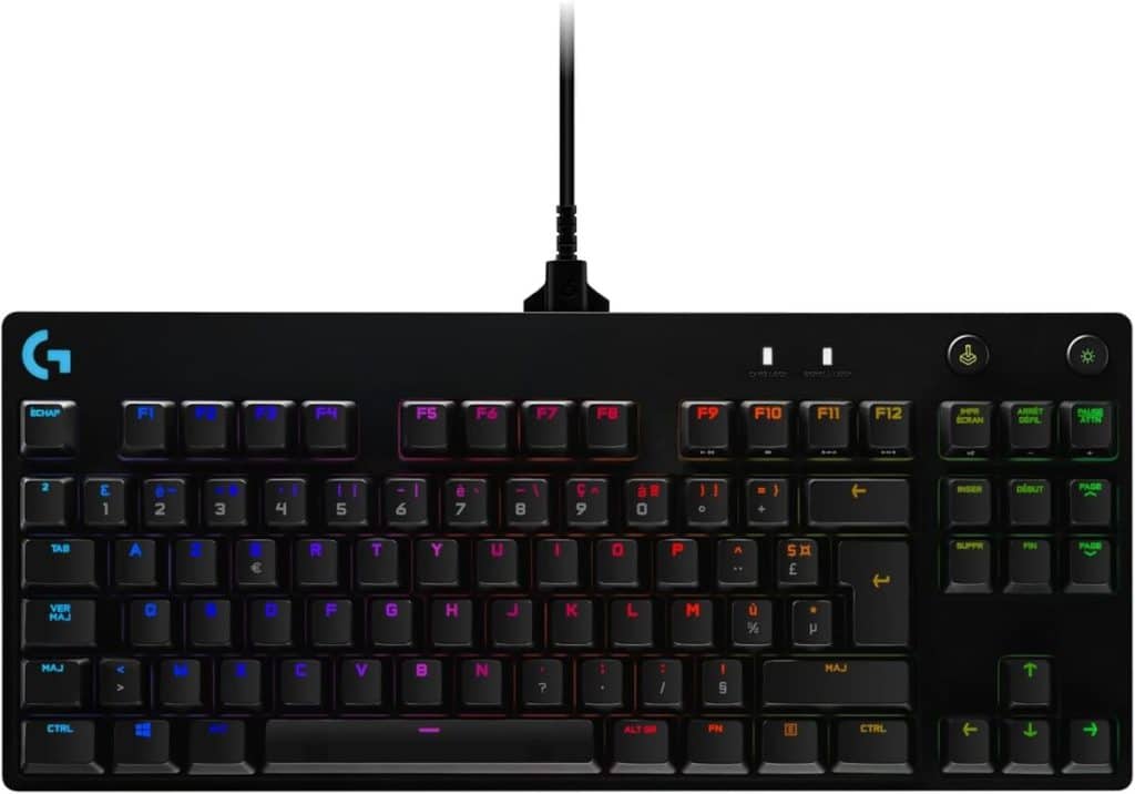 Test du clavier gamer Logitech G PRO TKL tenkeyless