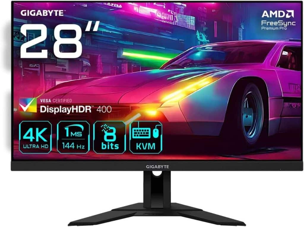 Test : gigabyte M28U, moniteur 4K UHD 28" haute performance