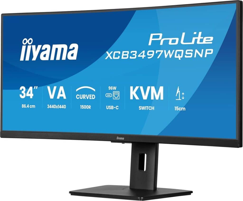Test iiyama Prolite XCB3497WQSNP-B1 34" : écran incurvé UWQHD 120Hz