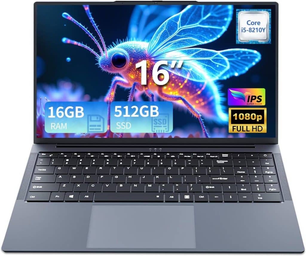 Test : ordinateur portable 16 pouces Core i5, 16 Go RAM, 512 Go SSD