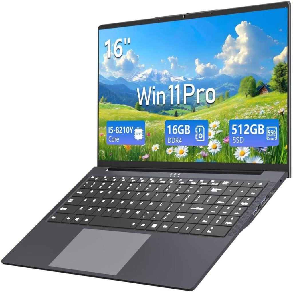 Test : ordinateur portable 16 pouces Core i5, 16Go RAM et 512Go SSD, pC 617