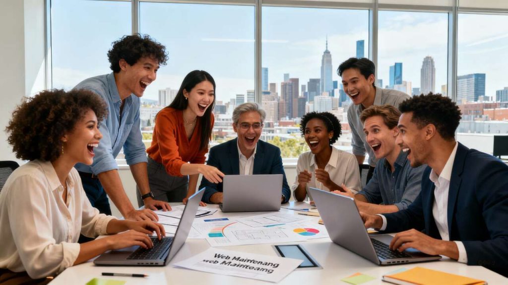 Entretien de site web : qui est en charge ?