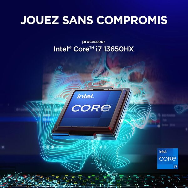 Lenovo Legion 5 15IRX10 - Ordinateur Portable Gaming 15.1'' OLED WQXGA 165Hz (Intel Core i7-13650HX, RAM 32Go, SSD 1To, NVIDIA RTX 5070 8GB, Windows 11) Clavier rétroéclairé AZERTY Français - Noir