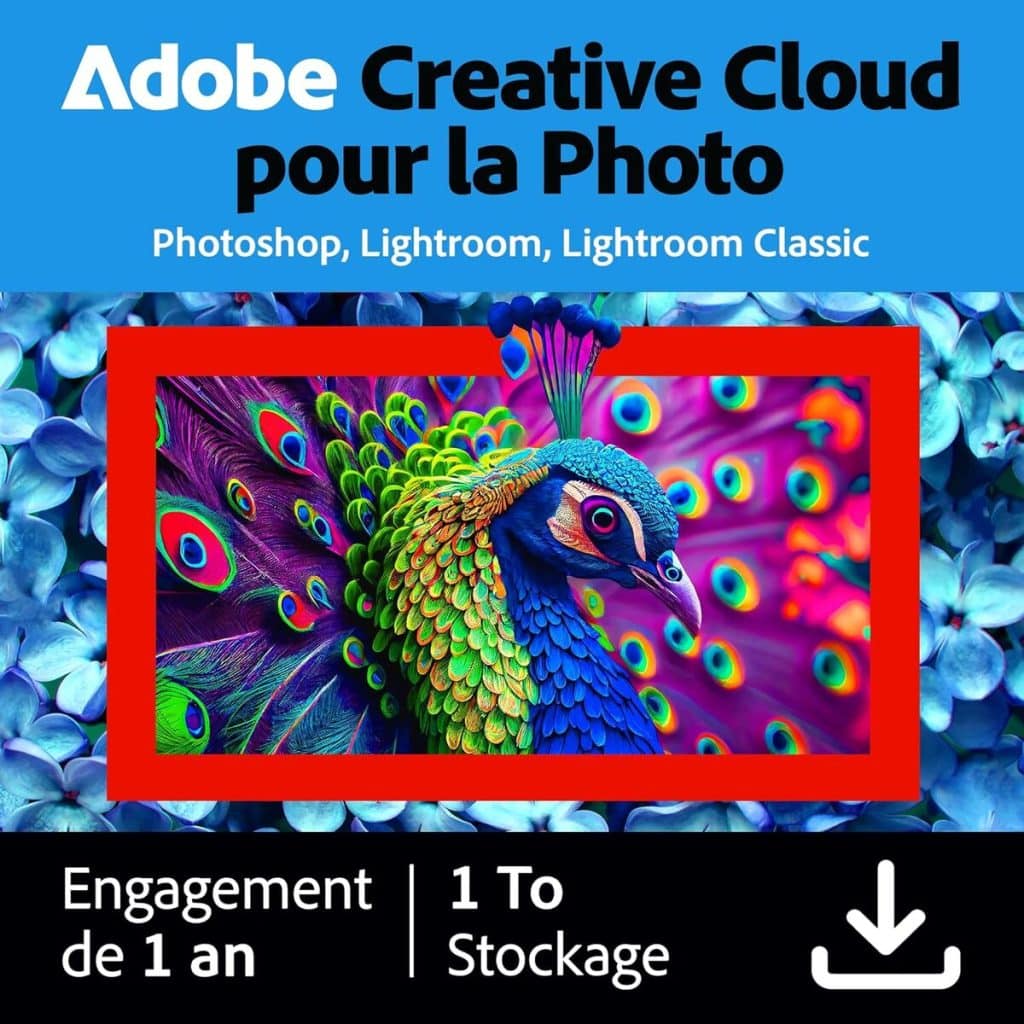 Test : adobe Creative Cloud 1TB - Photoshop & Lightroom pour PC/Mac