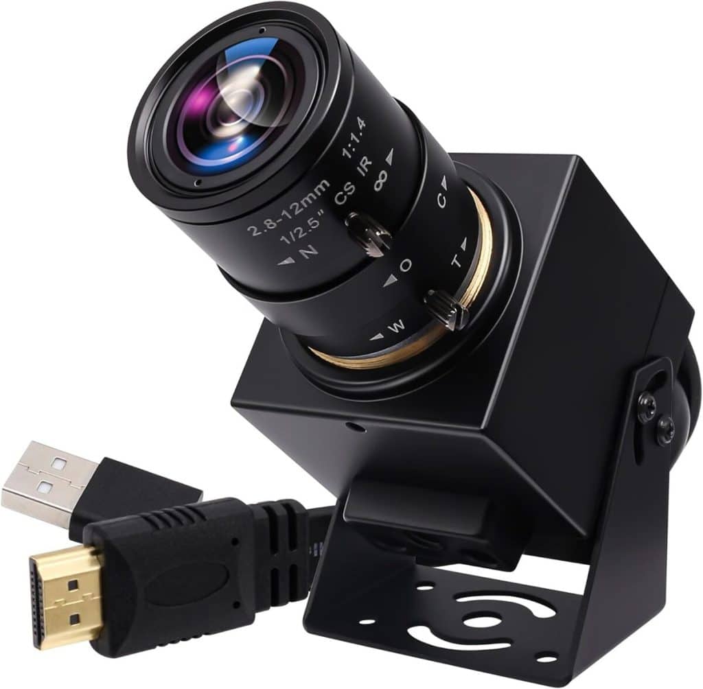 Test caméra vidéo 4K 60fps HDMI et USB avec zoom