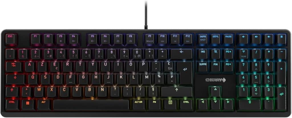 Test : cherry G80-3000N RGB, clavier gaming mécanique avec rétro-éclairage