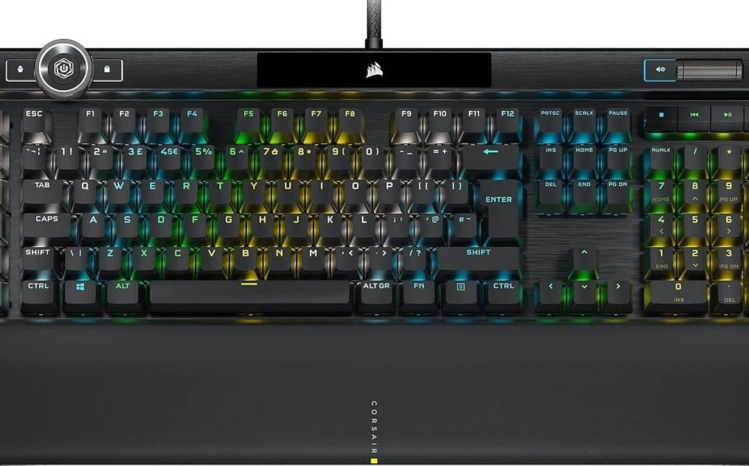 Test : clavier optique Corsair K100 RGB pour gaming