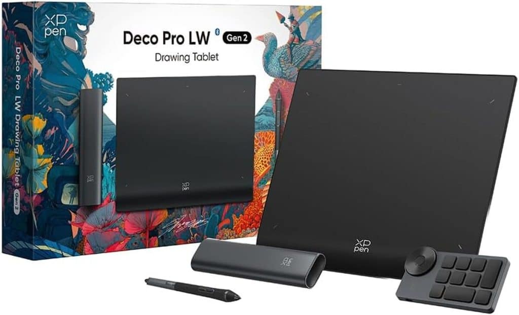 Test de la XP-PEN Deco Pro LW : tablette graphique sans écran haut de gamme