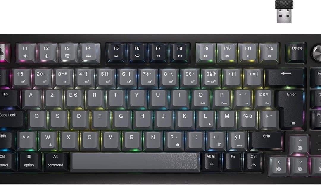 Test du clavier Corsair K65 Plus Wireless : gaming RGB mécano sans fil