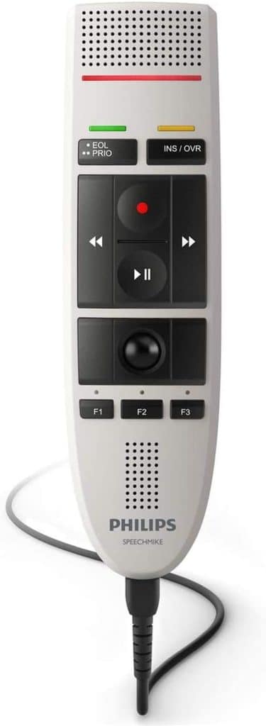 Test du microphone Philips LFH3200/01 SpeechMike USB blanc