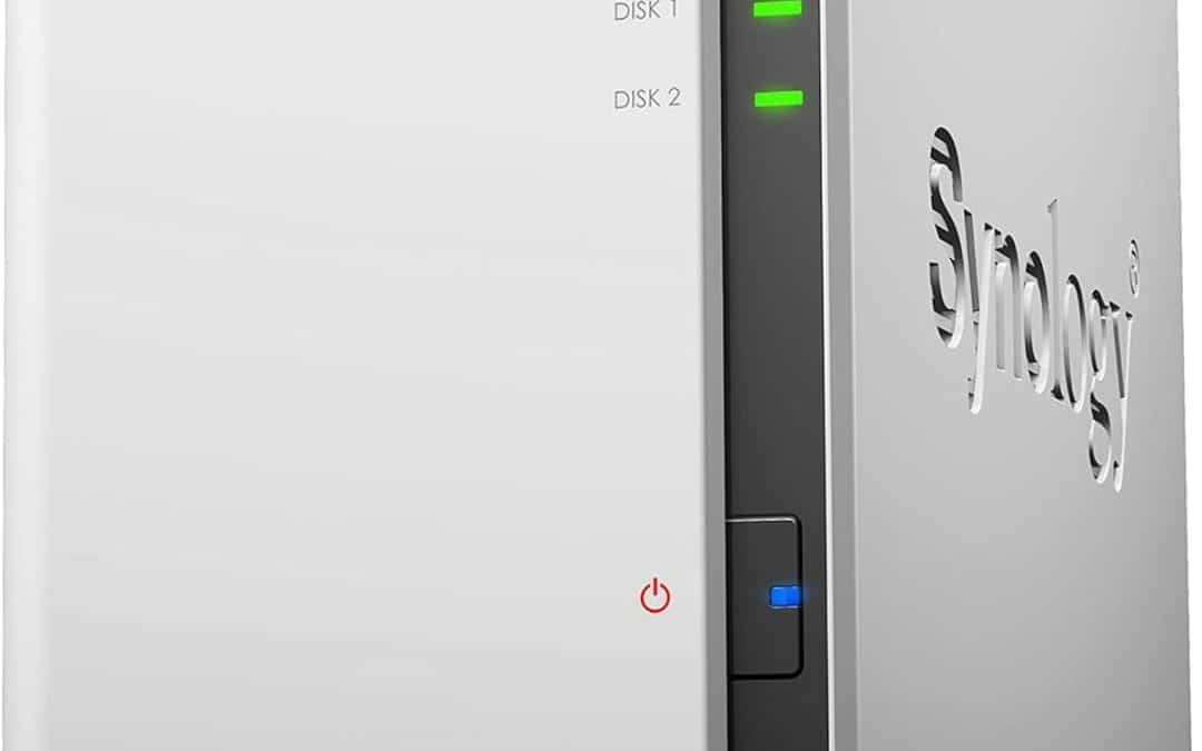 Test du NAS Synology DS220j blanc : 2 baies à découvrir