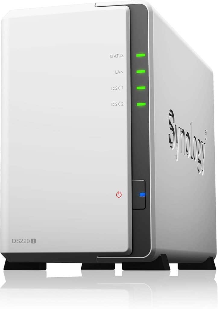 Test du NAS Synology DS220j blanc : 2 baies à découvrir