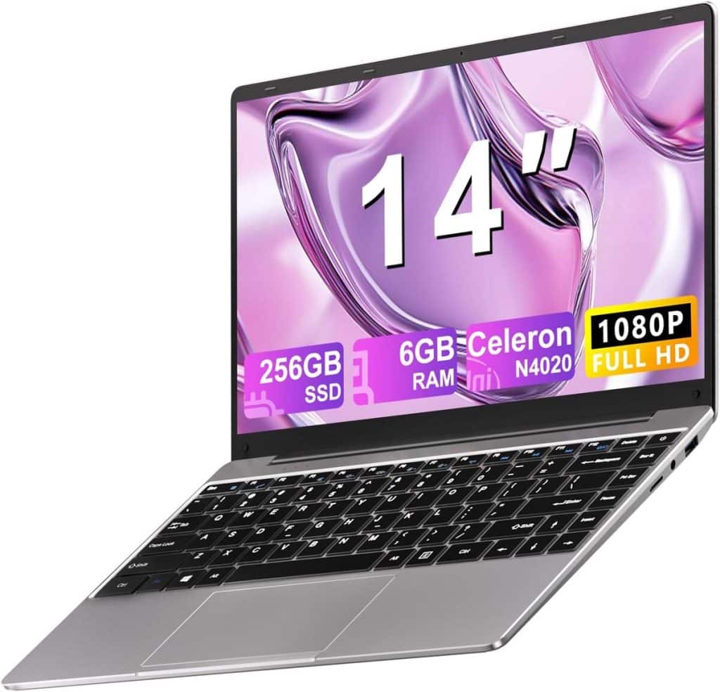 Test du notebook Notodd 14 pouces Celeron N4020 : performance et praticité
