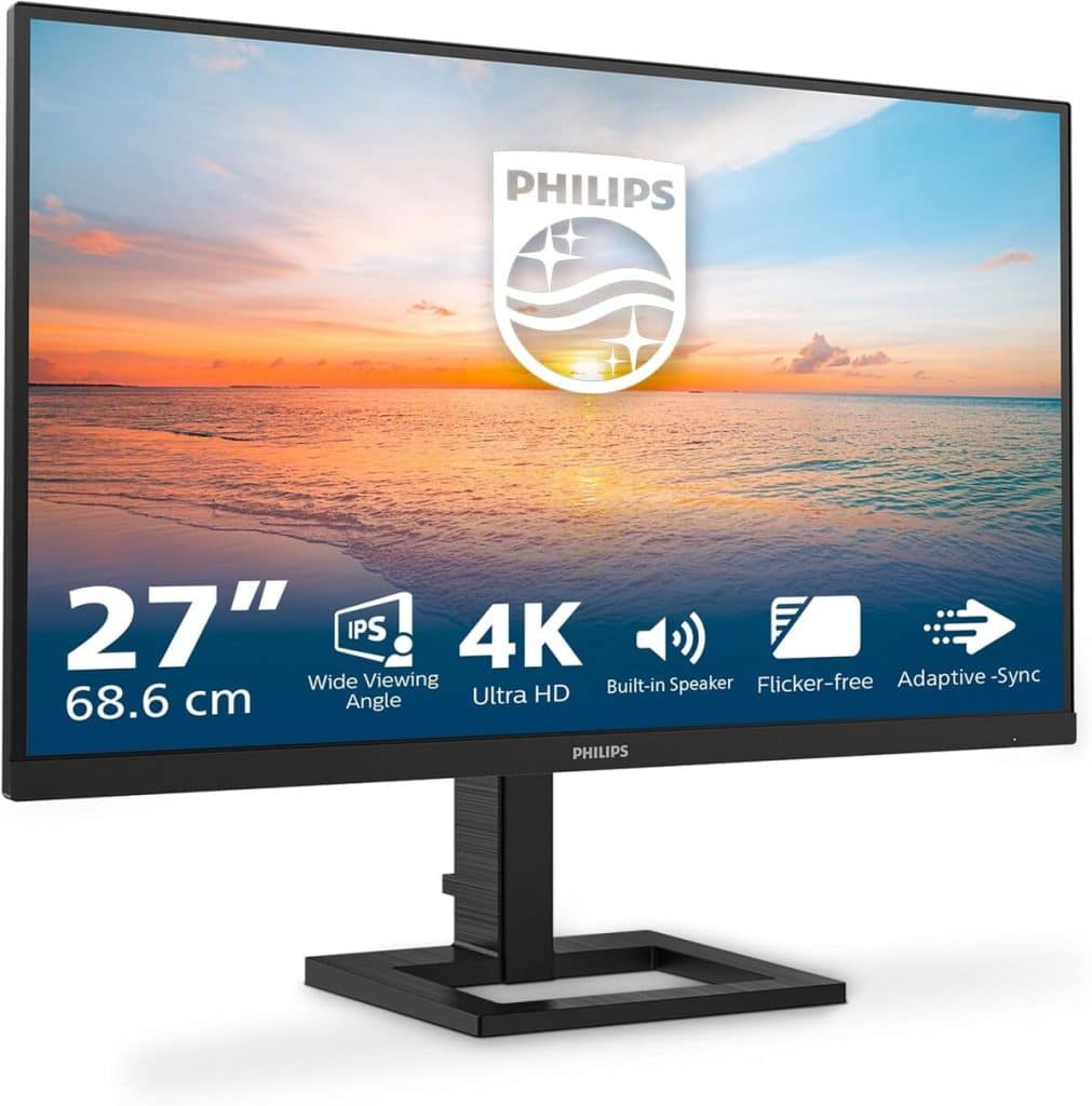 Test : philips Monitors 27E1N1800AE, moniteur Ultra HD 27