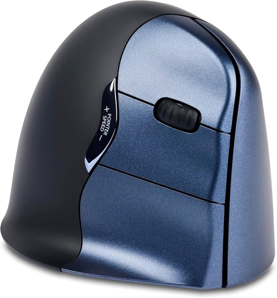Test souris verticale Bakker Elkhuizen VM4RW bleu