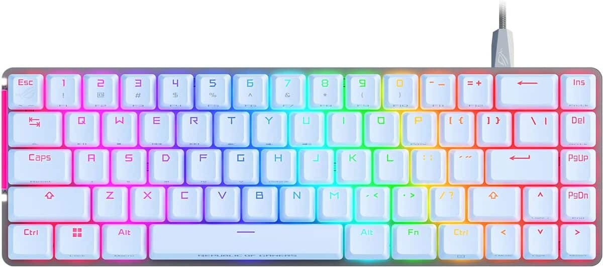 Test : aSUS ROG Falchion Ace White - clavier gaming mécanique performant