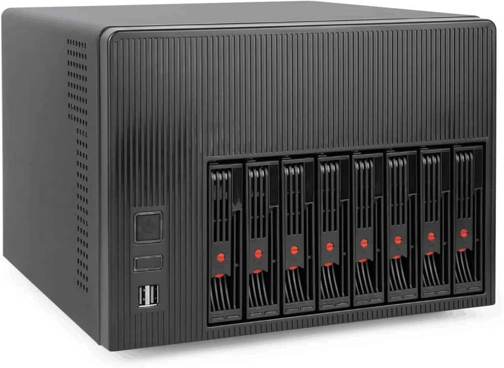 Test : boîtier NAS AUDHEID K7 8 baies