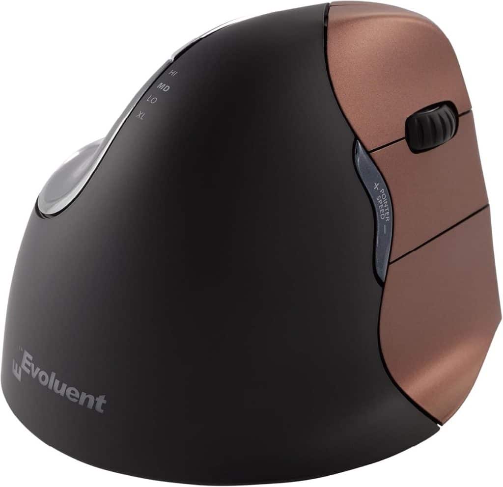 Test de la souris Evoluent VerticalMouse 4 sans fil pour droitiers
