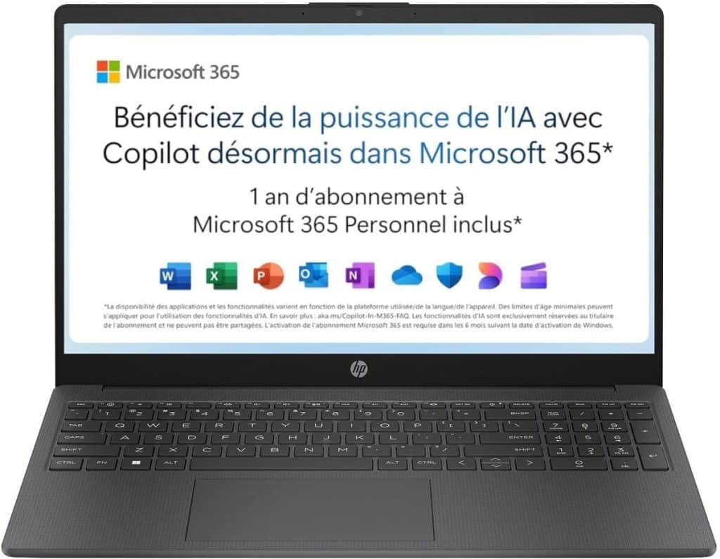 Test du HP 15-fd0001sf : portable polyvalent et abordable