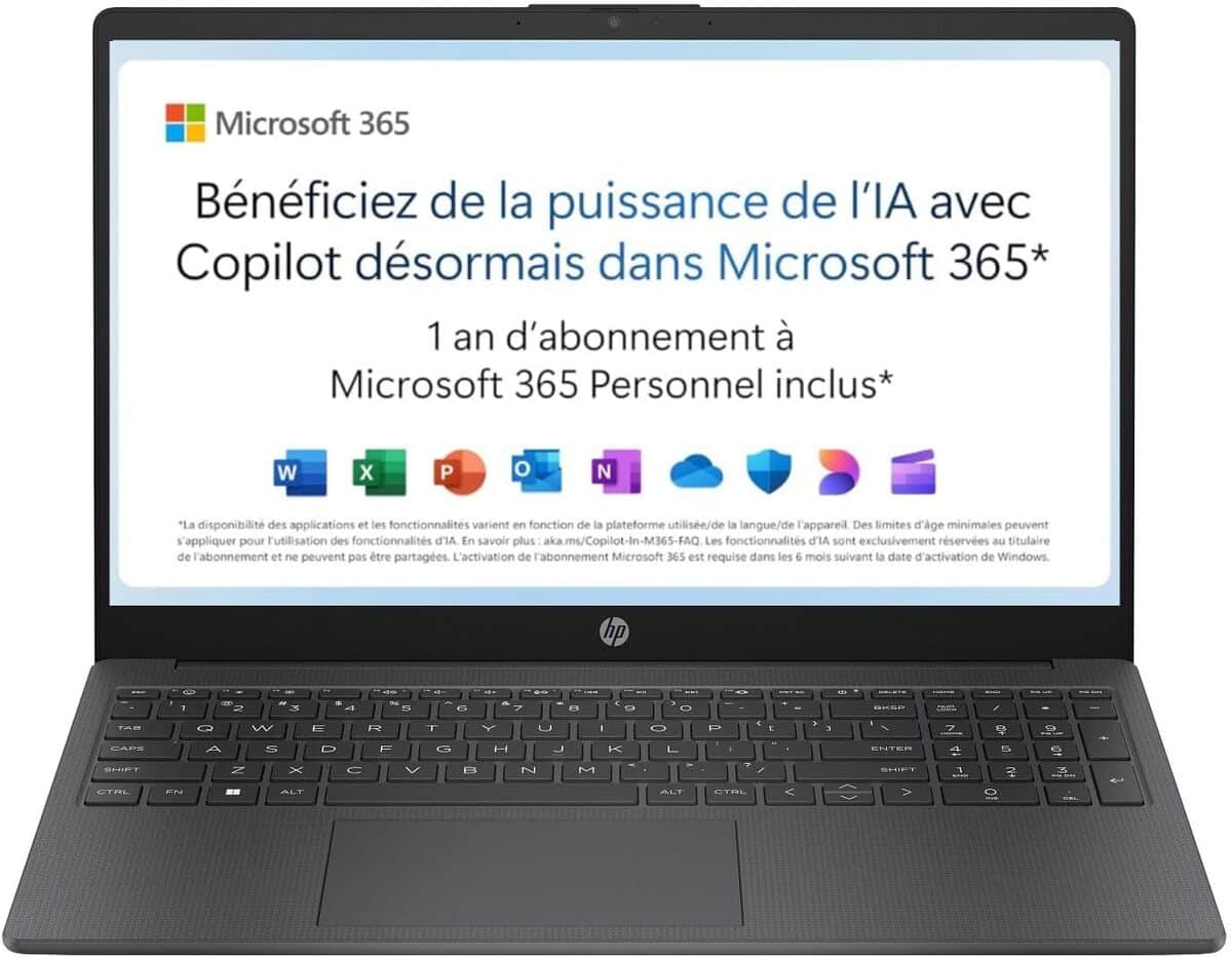 Test du HP 15-fd0001sf : portable polyvalent et abordable