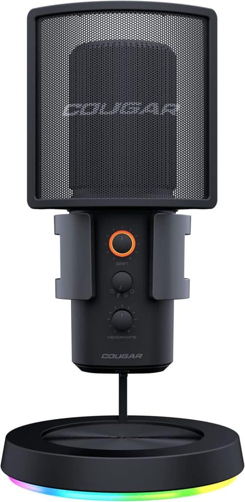 Test du microphone de gaming Cougar Screamer X RGB : performance et design