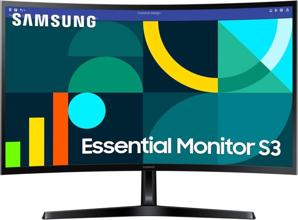 Test du moniteur LED incurvé Samsung S27D366GAU 27