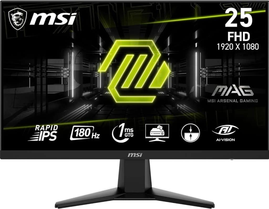 Test : écran gaming MSI MAG 256F 24, 5" rapide et fluide