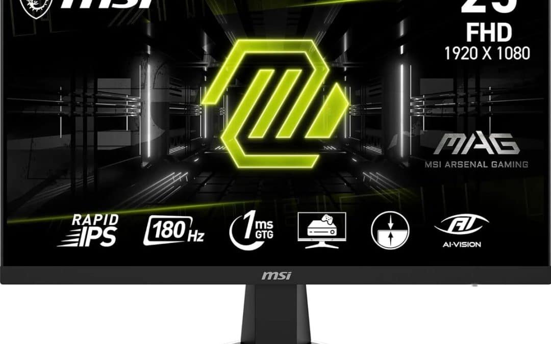 Test : écran gaming MSI MAG 256F 24, 5" rapide et fluide