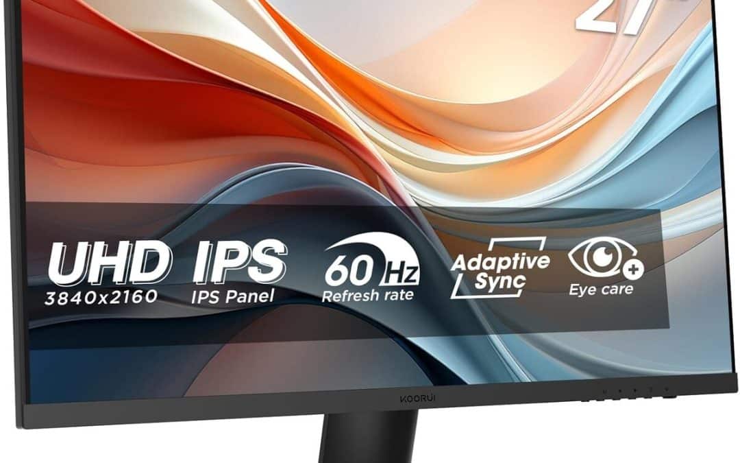 Test : écran KOORUI N07 4K UHD 27 pouces