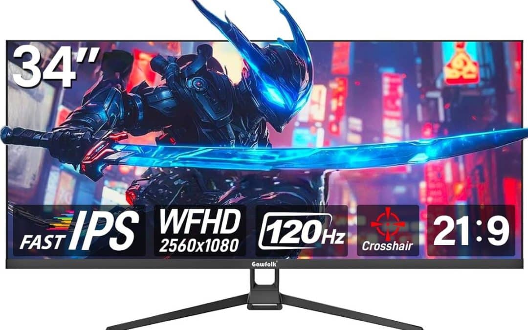 Test : gawfolk Moniteur UltraWide 34 pouces IPS, 120 Hz