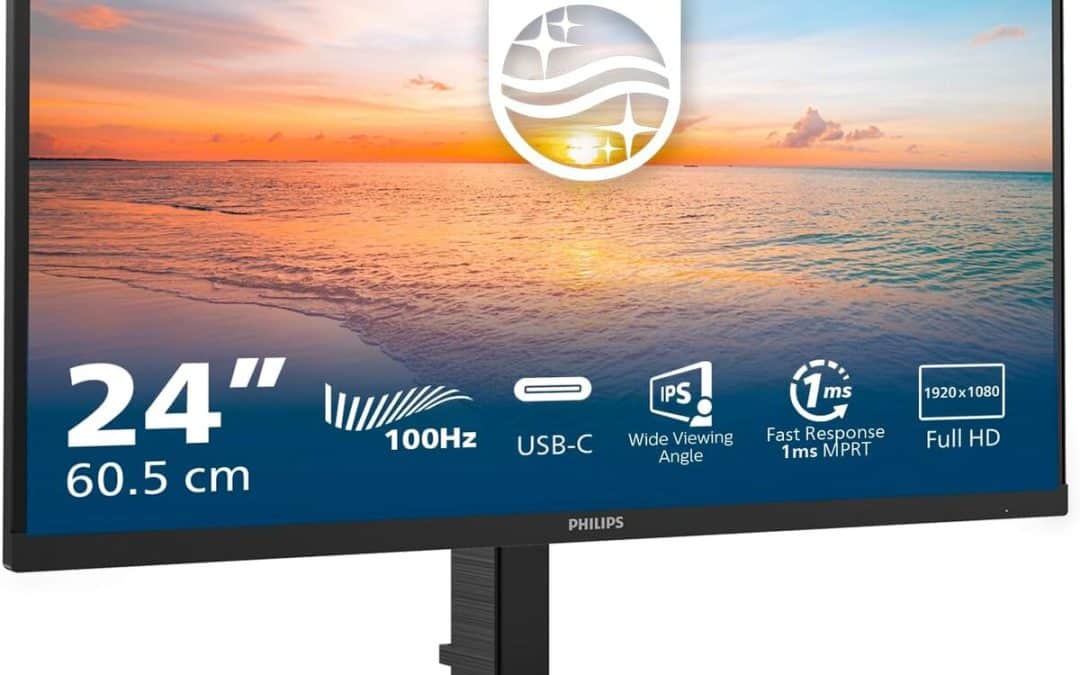 Test Philips 24E1N1300AM : moniteur FHD polyvalent 24 pouces