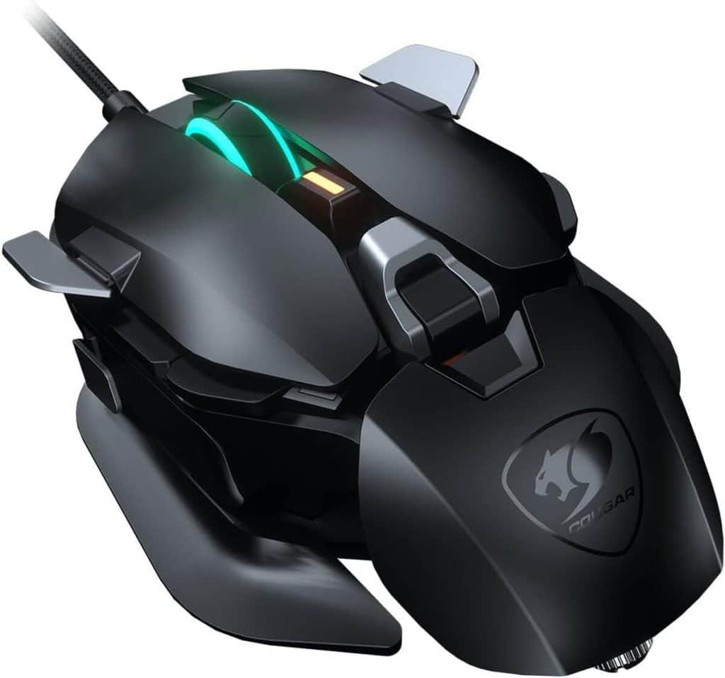 Test souris Cougar DualBlader 16 000 DPI : ergonomie ambidextre