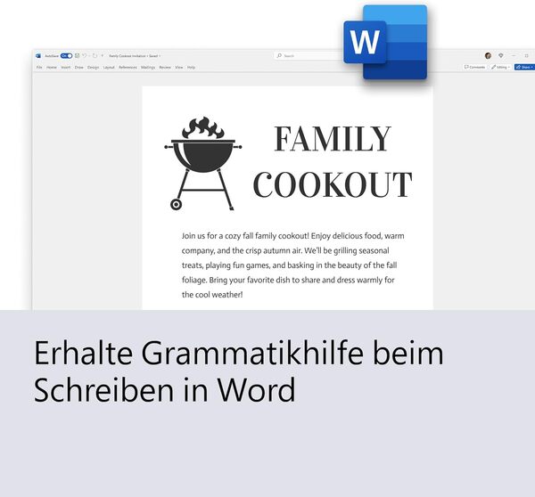 Microsoft Office 2021 Home und Business | Dauerlizenz | Word, Excel, PowerPoint, Outlook | 1 PC/Mac | Box