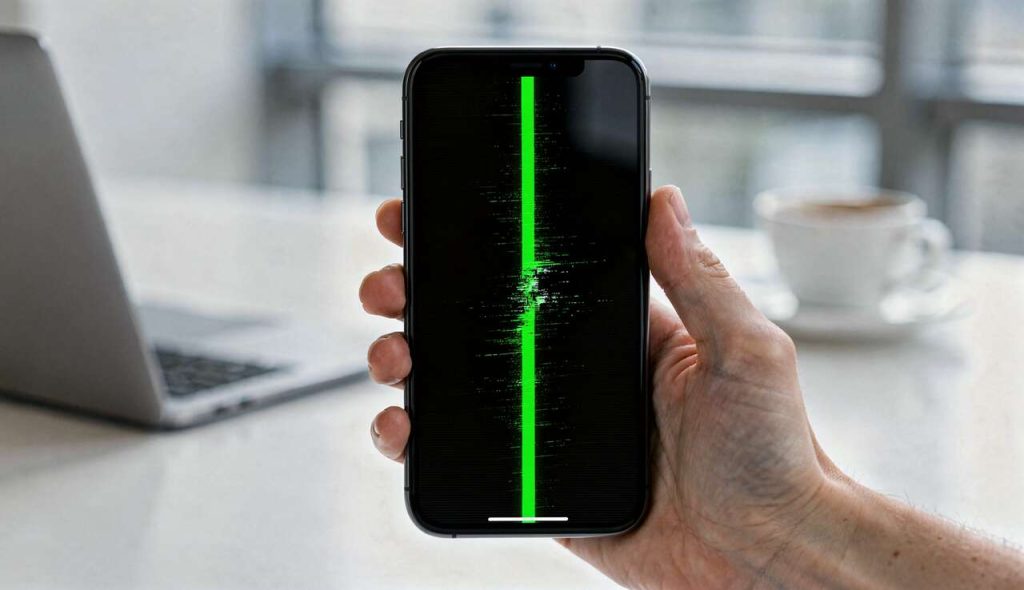 Ligne verte sur les écrans de smartphones : causes et solutions