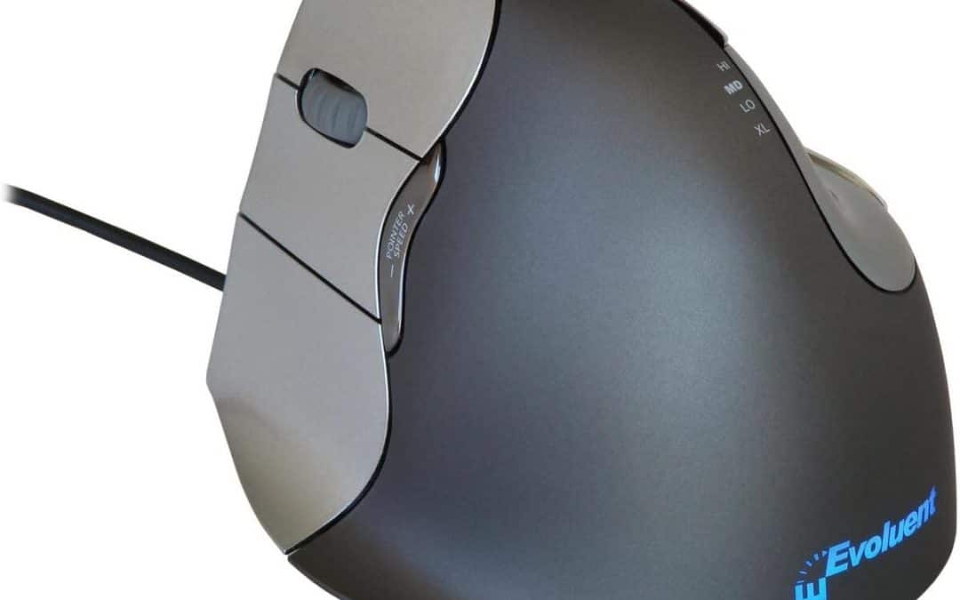 Test de la souris verticale Evoluent 4 gauches pour PC et Mac