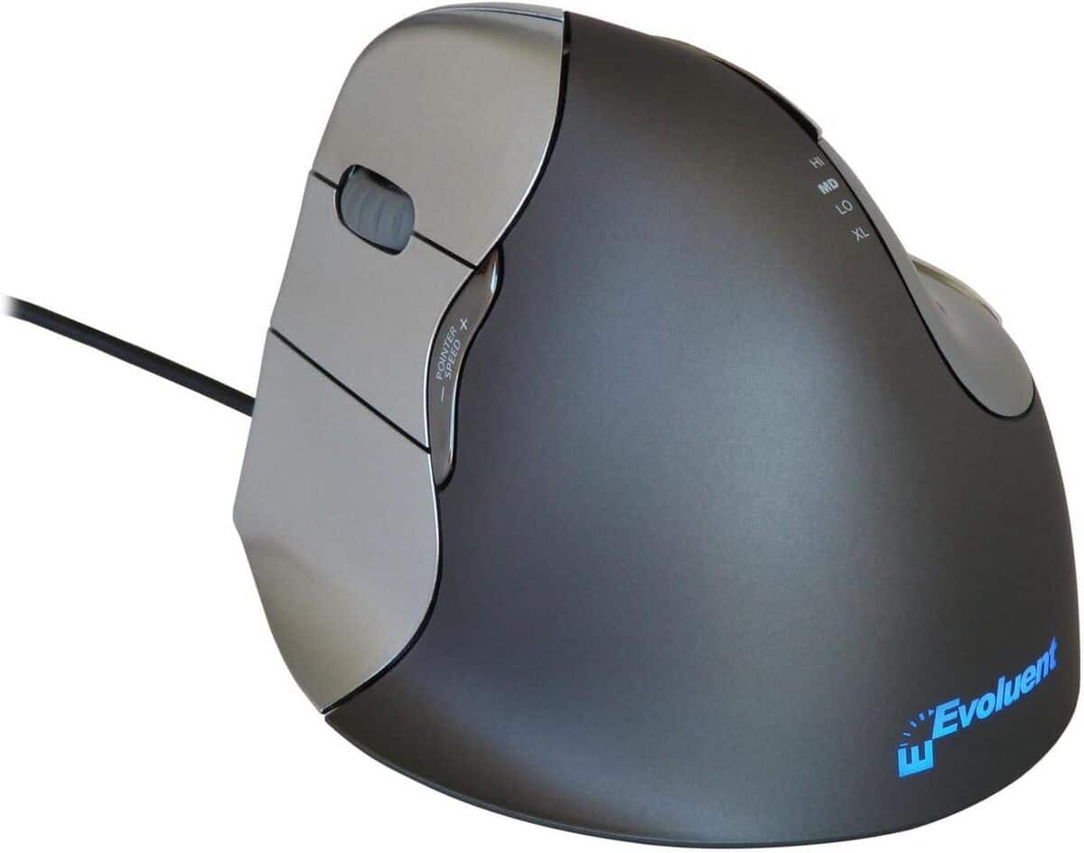 Test de la souris verticale Evoluent 4 gauches pour PC et Mac