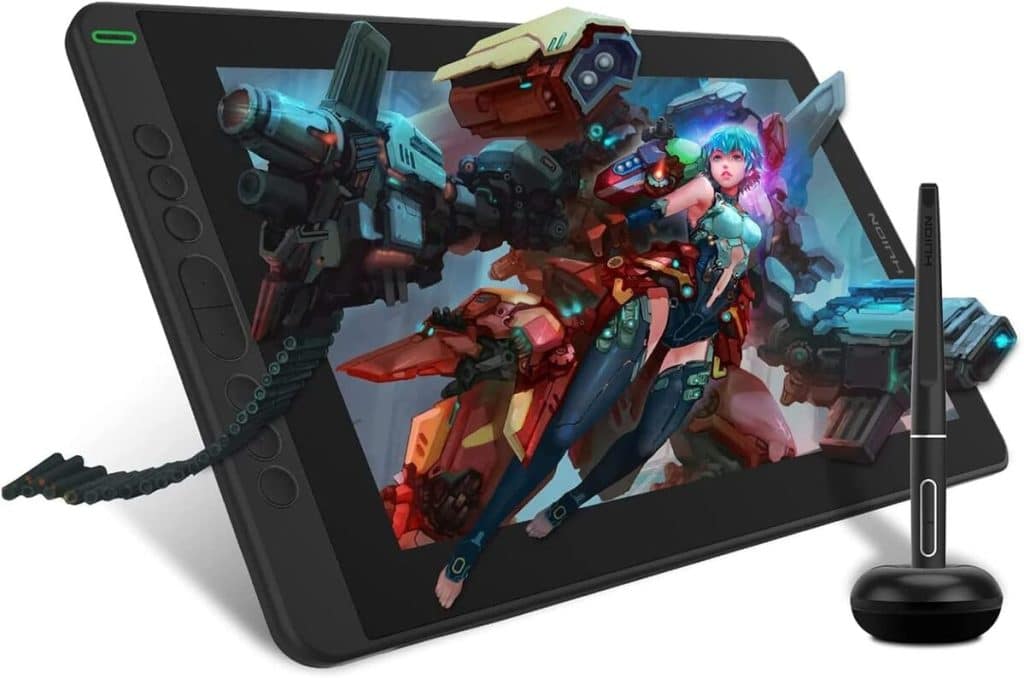 Test de la tablette graphique HUION Kamvas 13 : stylet performant et écran laminé