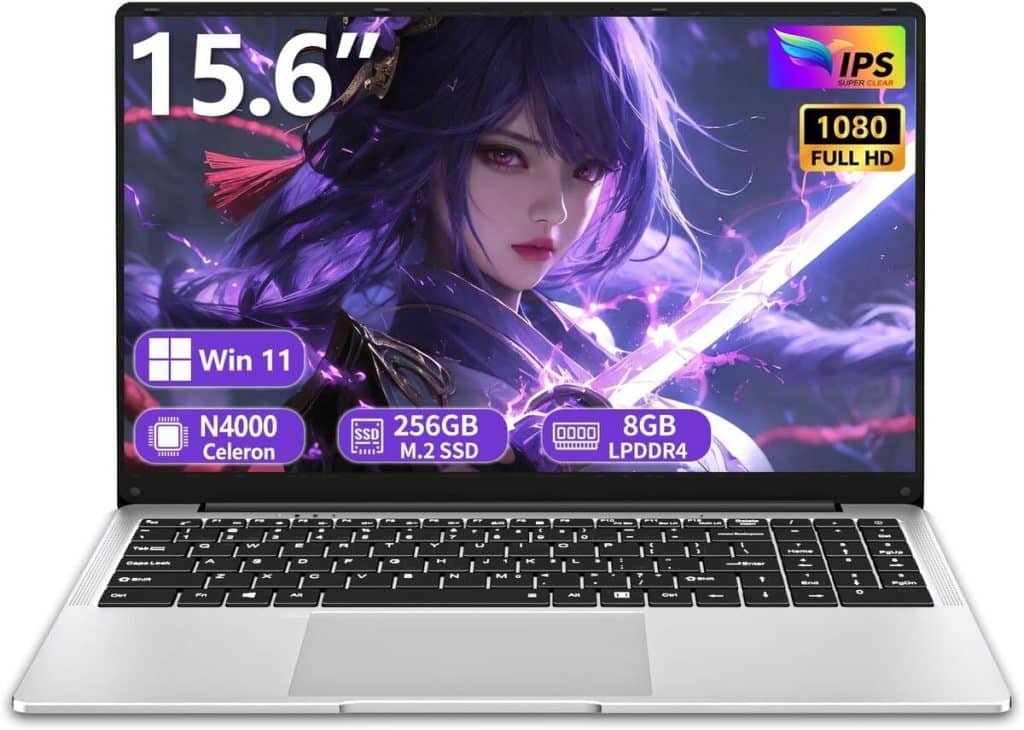 Test du Celeron N4000 : pC portable fin et léger 15, 6 pouces