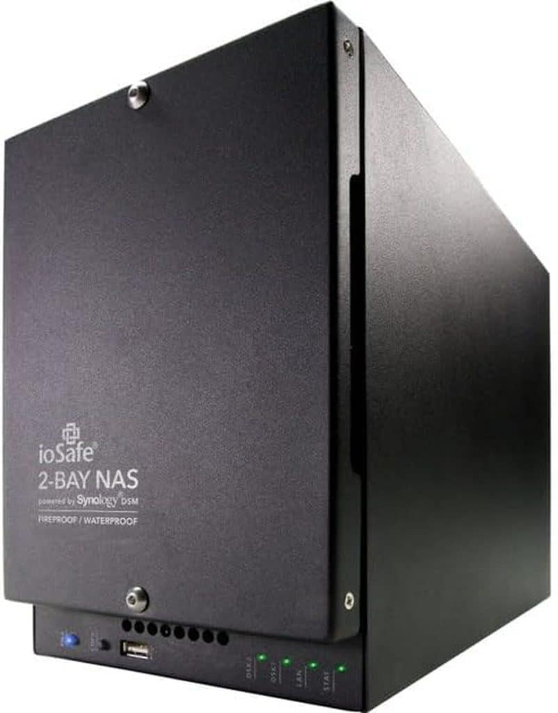 Test du ioSafe 218 : boîtier NAS étanche et ignifuge 2 baies