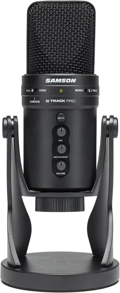 Test du micro Samson G-Track Pro : performance audio et interface USB de qualité